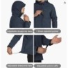 Softshelljacke für Herren Wasserdicht jacke,GRÖSS-XL