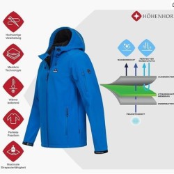 Höhenhorn Altus Herren Softshell Jacke Outdoor Funktionsjacke,Größe:XXL