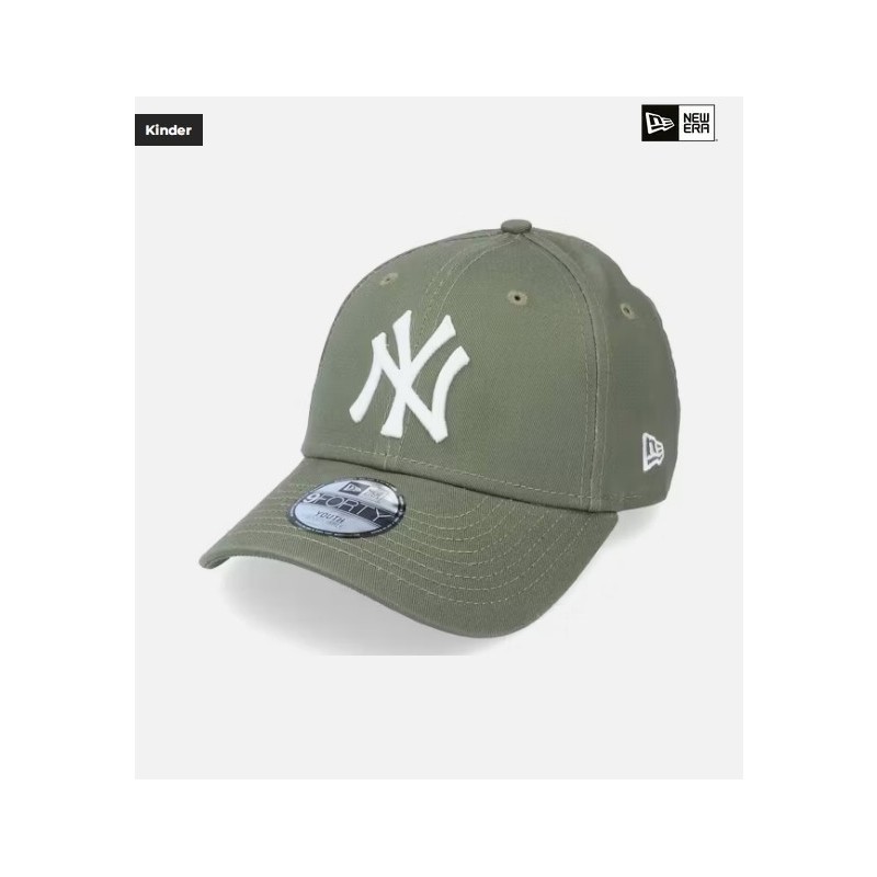 Kids New York Yankees League Essential 9FORTY Olive