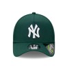 Dunkelgrüne New York Yankees Repreve 9FORTY A-Frame Cap