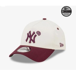 Weiße New York Yankees Paisley Hit 9FORTY A-Frame Cap