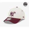 Weiße New York Yankees Paisley Hit 9FORTY A-Frame Cap