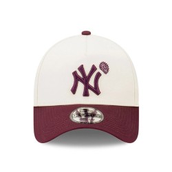 Weiße New York Yankees Paisley Hit 9FORTY A-Frame Cap