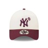 Weiße New York Yankees Paisley Hit 9FORTY A-Frame Cap