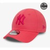 Pinke New York Yankees League Essential 9FORTY Verstellbare Cap