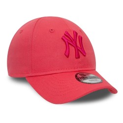 Pinke New York Yankees League Essential 9FORTY Verstellbare Cap