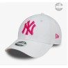 Weiße New York Yankees League Essential 9FORTY Verstellbare Cap