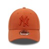 Braune New York Yankees League Jugend 9FORTY Verstellbare Cap