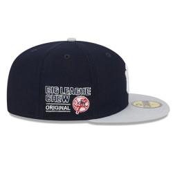 Dunkelblaue New York Yankees MLB Big League Chew 59FIFTY Fitted Cap