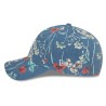 Blaue New York Yankees Denim Floral Damen 9FORTY Verstellbare Cap