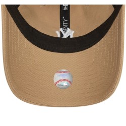 Beige New York Yankees Mini Logo 9TWENTY Verstellbare Cap