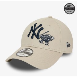 Beige New York Yankees Food Character 9FORTY Verstellbare Cap