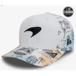 Weiße McLaren Racing Miami Race Special 9FIFTY Stretch Snap Cap