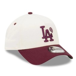 Weiße LA Dodgers Paisley Hit 9FORTY A-Frame Cap