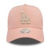 Pastellrosa LA Dodgers Metallic Damen A-Frame Cap