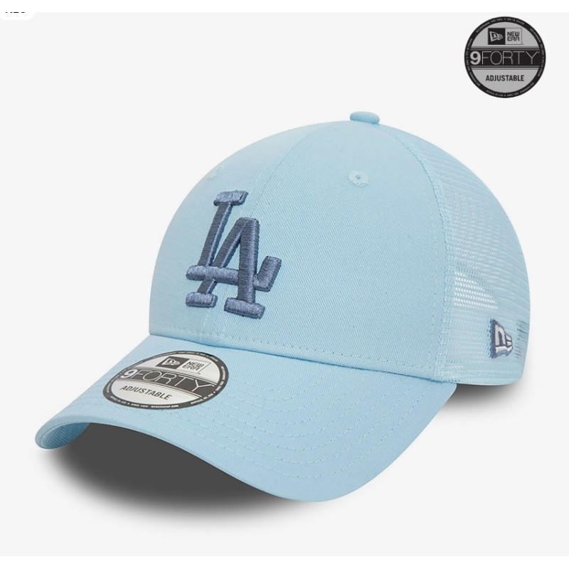 Pastellblaue LA Dodgers Home Field 9FORTY Trucker Cap