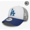 Blaue LA Dodgers MLB Logo A-Frame Trucker Cap