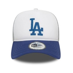 Blaue LA Dodgers MLB Logo A-Frame Trucker Cap