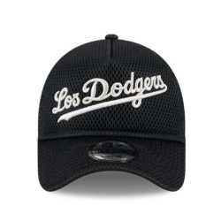 Schwarze LA Dodgers City Mesh 9FORTY A-Frame Cap