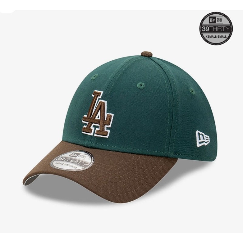 Dunkelgrüne LA Dodgers Beef N Broc 39THIRTY Cap