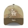 Grüne LA Dodgers Two-Tone Tiger Camo 9FORTY A-Frame Cap