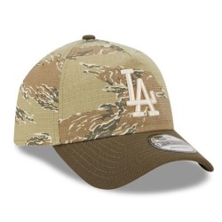 Grüne LA Dodgers Two-Tone Tiger Camo 9FORTY A-Frame Cap