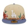 Beige LA Dodgers Team Landscape 59FIFTY Fittted Cap