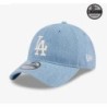 Hellblaue LA Dodgers Washed Denim 9TWENTY Verstellbare Cap