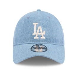 Hellblaue LA Dodgers Washed Denim 9TWENTY Verstellbare Cap