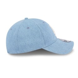 Hellblaue LA Dodgers Washed Denim 9TWENTY Verstellbare Cap