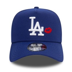 Dunkelblaue LA Dodgers Lips 9FORTY A-Frame Cap