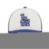 Blaue LA Dodgers Check Flag 9FORTY A-Frame Trucker Cap