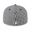 Schwarze LA Dodgers Patch Plaid Low Profile 59FIFTY Fitted Cap