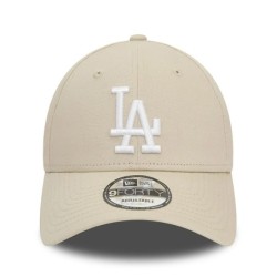 Beige LA Dodgers MLB Sidepatch 9FORTY Verstellbare Cap