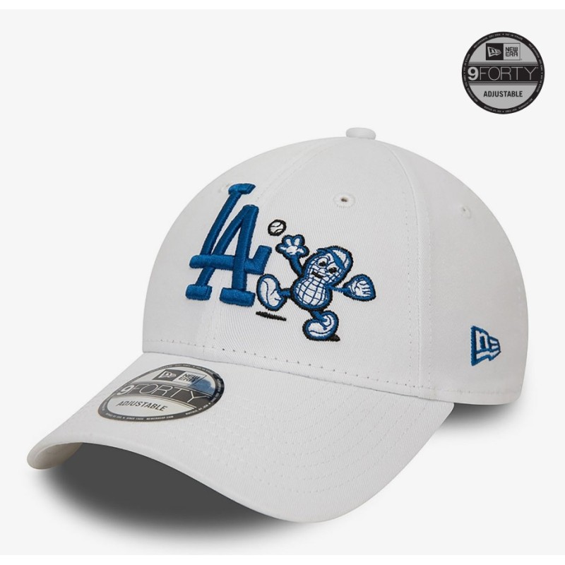 Weiße LA Dodgers Food Character 9FORTY Cap