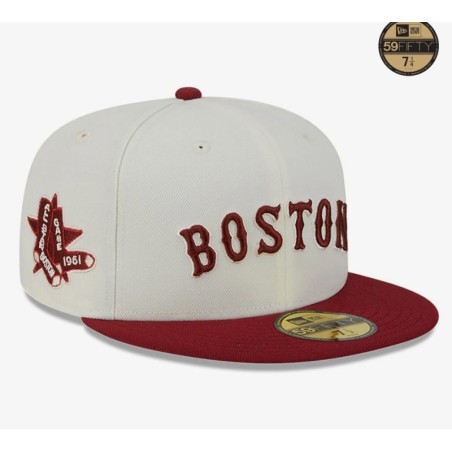 Weiße Boston Red Sox Be Mine 59FIFTY Fitted Cap