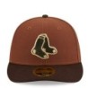 Dunkelbraune Boston Red Sox Velvet Fill Low Profile 59FIFTY Cap