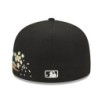 Schwarze Boston Red Sox Cherry Blossom 59FIFTY Fitted Cap