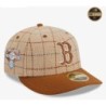 Beige Boston Red Sox MLB Herringbone Check Low Profile 59FIFT Cap