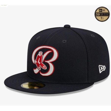 Dunkelblaue Boston Red Sox Duo Logo 59FIFTY Fitted Cap