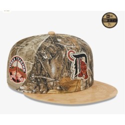 Camo Detroit Tigers MLB Real Tree Print 59FIFTY Fitted Cap