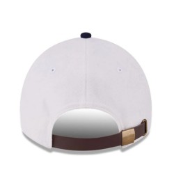 Weiße Detroit Tigers Leather Strap 9TWENTY Verstellbare Cap