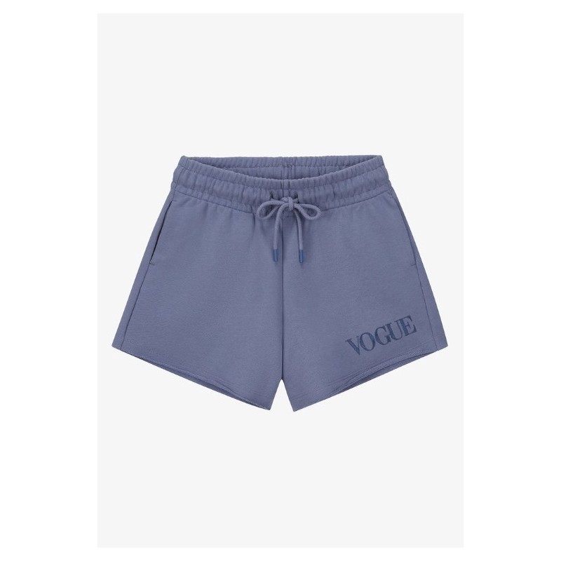 VOGUE Shorts Denim Blue mit Open Edge