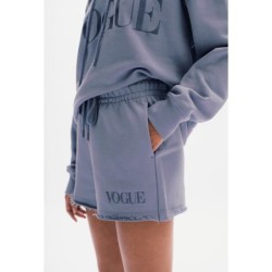 VOGUE Shorts Denim Blue mit Open Edge