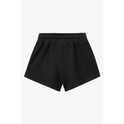 VOGUE Shorts Schwarz mit weißer Logo-Stickerei