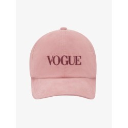 VOGUE Cap Ash Rose mit Logo-Stickerei