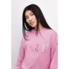 VOGUE Sweatshirt Pink mit Logo-Stickerei