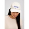 VOGUE Cap Ecru mit Logo-Stickerei