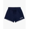 VOGUE Shorts Midnight Blue mit Stickereien