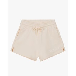 VOGUE Shorts Creme mit tonaler Logo-Stickerei